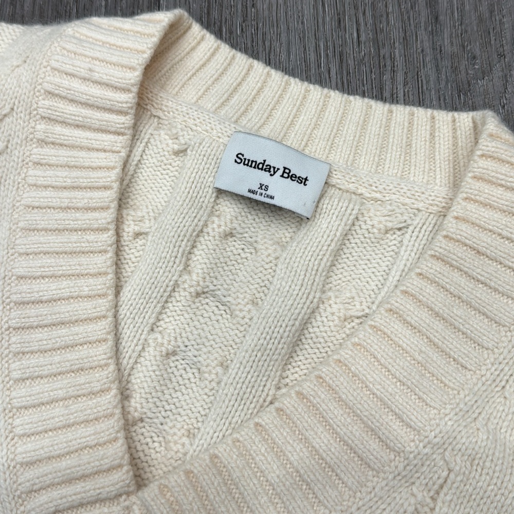 Sunday Best Winston Sweater Vest Size XS - Picture 6 of 10